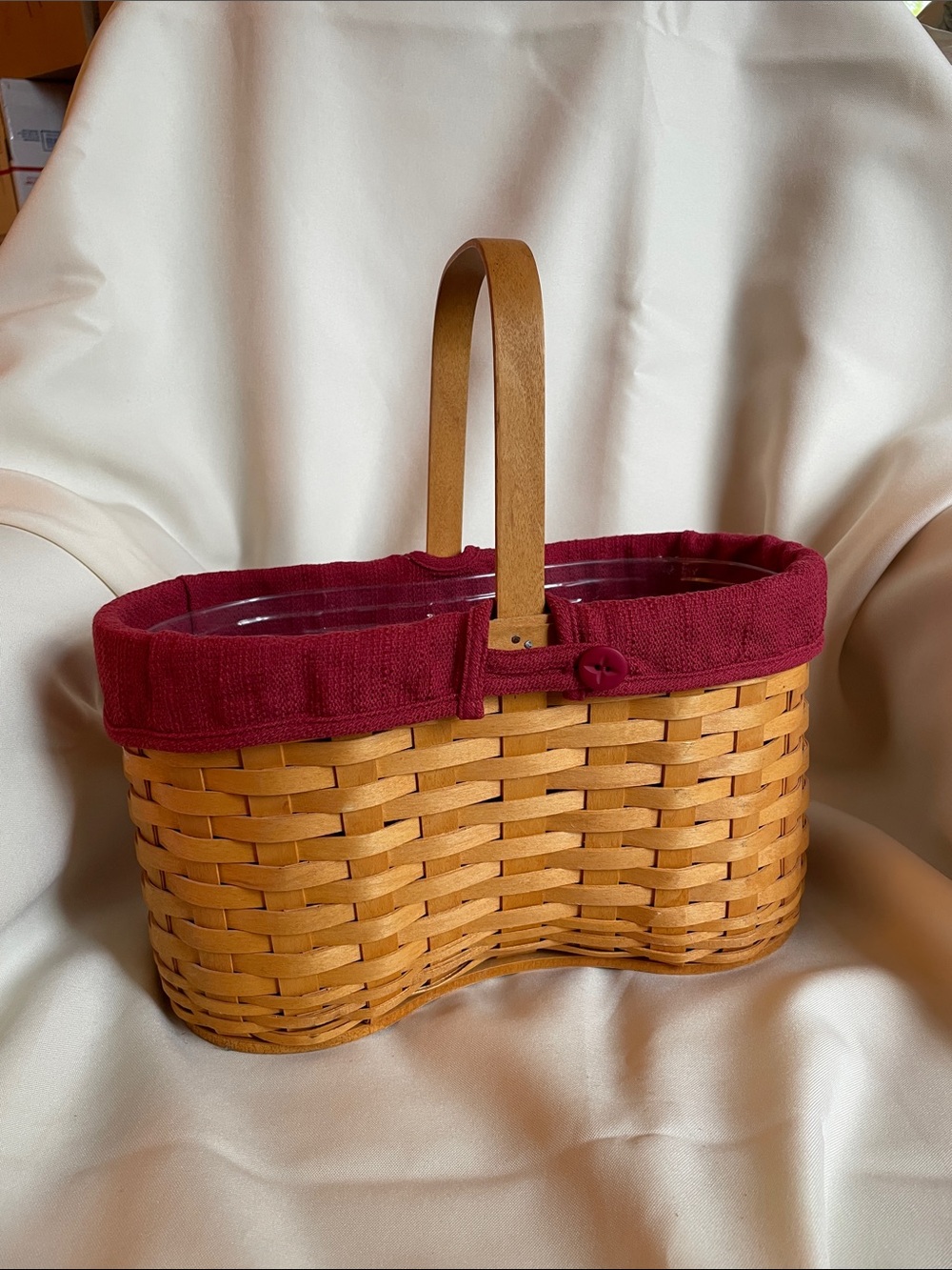 Longaberger large barbecue buddy basket